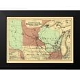 thumbnail image 2 of Colton 14x11 Black Modern Framed Museum Art Print Titled - Milwaukee and Saint Paul Railway - Colton 1872, 2 of 5