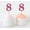 Pink, variant on Darling Souvenir, Number 8 Birthday Year Cupcake Toppers, Birthday/ Anniversary Party Dessert Decorations - Pack Of 20