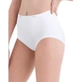 thumbnail image 3 of Women's Hanes D40L Cotton Brief Panties - 3 Pack (White 9), 3 of 8