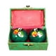 thumbnail image 1 of 2 pelotas de masaje con caja de almacenamiento, pelotas Baoding, pelotas de salud chinas para padres Colorido Chisme Verde, 1 of 9