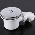 thumbnail image 3 of Fast Flow Siphon Guard for Shower Replacement Chrome Shower Drainage Cover, 115mm, Universal Fit, 3 of 5