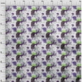 thumbnail image 4 of oneOone Silk Tabby Purple Fabric Tropical Floral Sewing Craft Projects Fabric Prints By Yard 42 Inch Wide, 4 of 4