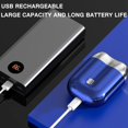 thumbnail image 3 of Literalous Mini Shaver, Upgrade Portable New Model Voalsz Mini Dual-Head Electric Razor, Onnowadays Shaver, Rechargeable Waterproof Compact Electric Razor (Blue), 3 of 7