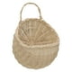 thumbnail image 3 of Cesta de mimbre para colgar en la pared, cesta de almacenamiento tejida multifuncional montada en la pared para el hogar, color Beige, 3 of 5