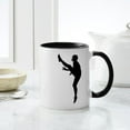 thumbnail image 4 of CafePress - Football Silhouette Mug - 11 oz Ceramic Mug - Novelty Coffee Tea Cup, 4 of 4
