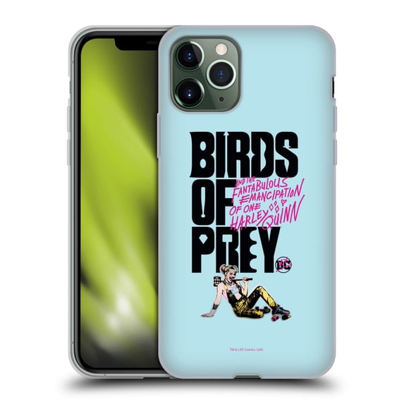 Head Case Designs Officially Licensed Birds of Prey DC Comics Harley Quinn Art Fantabulous Soft Gel Case Compatible with Apple iPhone 11 Pro