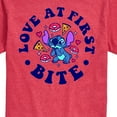 thumbnail image 3 of Lilo & Stitch - Love At First Bite - Men's Short Sleeve Graphic T-Shirt, 3 of 5