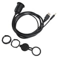thumbnail image 4 of USB Dash Mount Cable, USB 3.0 3.5mm Car Mount Flush Cable Data Transfer  for Motorbike, 4 of 8