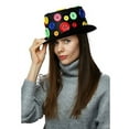 thumbnail image 2 of Dress Up America Unisex-Adult's Button Top Hat, Multi Colored, 2 of 2