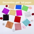 thumbnail image 4 of 12 Colors Foil Leaf Paper Gold Leaf Sheets 240 Sheets Imitation Gold Leaf Paper for Painting Nails Art, 4 of 8