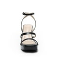 thumbnail image 2 of BURUDANI Women's Chunky Platform Heel Open Toe Ankle Strap Strappy Sandals Dress Shoes, 2 of 8