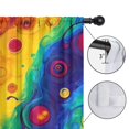 thumbnail image 4 of Blackout Kids Curtains,Colorful Circular Pattern Childrens Insulated Curtains Set Of 2,Bedroom Essentials,Toddler Room Decor 42"x54", 4 of 5