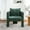 Dark Green, variant on S-HOME Chenille Accent Chair In Grey With Ergonomic Arms And Removable Pillow For Living Room And Office Space