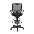 thumbnail image 3 of OFM Comfort Series Ergonomic Mesh Swivel Task Chair with Arms and Drafting Kit, Mid Back, in Black (130-AA3-DK-A05), 3 of 10