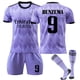 thumbnail image 1 of Nueva temporada 2022-2023 Uniformes de fútbol de camiseta de fútbol del Real Madrid BENZEMA 9 Niños 28 (150-160 CM) Sincero Electrónica, 1 of 1