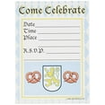 thumbnail image 2 of Beistle 58309 Invitations Oktoberfest - Lot de 12, 2 of 3