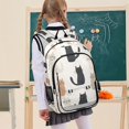 thumbnail image 7 of FORMRS Unisex School Backpack 17" Student Travel Bag with Laptop Compartment, Cute Cartoon Cats, 7 of 7