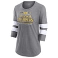thumbnail image 2 of Women's Fanatics  Heather Gray Michigan Wolverines College Football Playoff 2023 National Champions Outstanding, 2 of 4