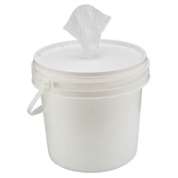 2XL Corp - 3 Gallon Empty Bucket with Lid - Reseal Sticker Included - Universal 2XL Stand Fit - Wipes Sold Separate