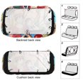 thumbnail image 3 of One Piece-theme Car Rear Seat Covers Back Elastic Flexible Car Seat Covers Decorative Fits Most Cars 120x59x76cm, 3 of 6