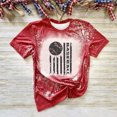 thumbnail image 2 of Camiseta holgada de manga corta con cuello en V y estampado informal elegante para mujer OAVQHLG3B Store  lin121212, 2 of 5