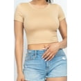 thumbnail image 4 of Short Sleeve Roundneck Crop Top, 4 of 5
