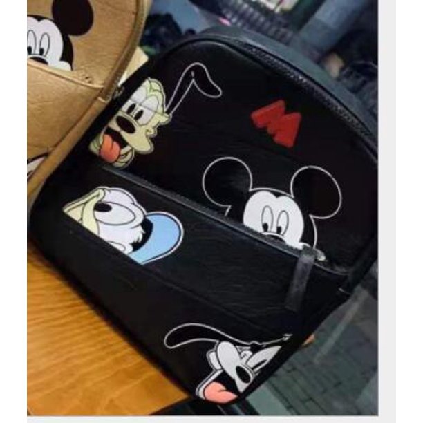 Mochila escolar para niños de Mickey Mouse de Disney, mochila de dibujos animados para niñas de jardín de infantes, mochila bonita, mochila de dibujos animados, regalos para niños Gao Jinjia LED