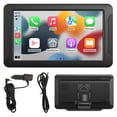 thumbnail image 1 of FreshFun Autoestereos para Coche de 7 Pulgadas, Estéreo para Auto con Pantalla Táctil HD 1024 * 600, Apple Carplay, Android Auto, Mirror Link, Bluetooth, 1 of 5