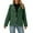 A-Dark Green227, variant on Women's Jackets Solid Color Trench Short High Collar Double Windbreaker Classic Style Comfy Workout Daily Wear Coats