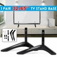 thumbnail image 2 of Universal TV Base Pedestal Feet TV Stand Mount Table Top Desktop Bracket 32-65", 2 of 4