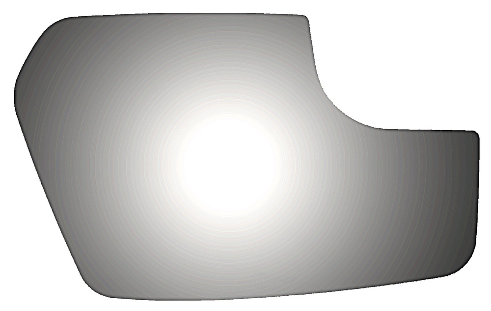 Burco Side View Mirror Replacement Glass - Clear Glass - 5427
