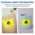thumbnail image 4 of Avery Printable Rectangle Labels, Neon Yellow, 1.5" x 3.75", 800ct, 4 of 11