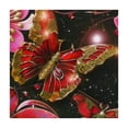 thumbnail image 4 of Acheng Butterfly Flowers Square Table Cloth 100% Polyester Fiber 40*40, 4 of 8
