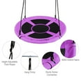 thumbnail image 7 of Spaco 40 Inch Flying Saucer Swing Tree Swing, Toddler Swing for Indoor Outdoor Play Set, Purple, 7 of 7