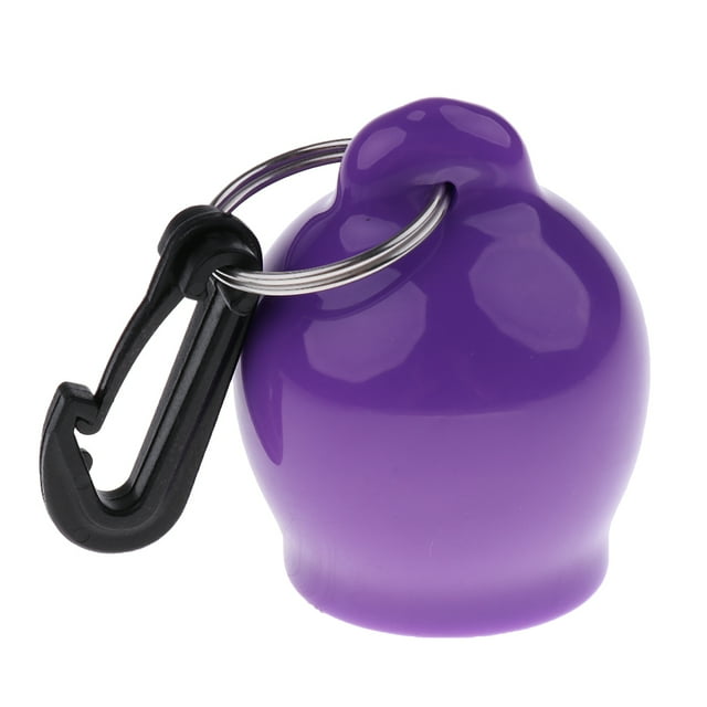 Soporte de boquilla redonda de silicona para regulador soporte de clip para buceo Púrpura Cola Funda para boquilla de buceo