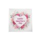 thumbnail image 1 of Decoraciones de la Fiesta de Cumpleaños Día de San Valentín Servilletas Impresas Desechables 16.5x16.5cm Toallas de Cara de Papel Multicolor Decoraciones de la Fiesta Del Té, 1 of 6