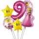 thumbnail image 3 of Juego de globos con números de la princesa Peach de Disney, globos de aluminio, suministros para fiesta de cumpleaños, globos de Peach, decoración para baby shower, 3 of 5