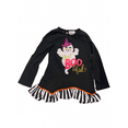 thumbnail image 3 of Emily Rose Girls' Halloween Pumpkin Boo Fall L/S Shirt & Leggings, 2 Pc Set (Just BOOtiful, 4T), 3 of 4