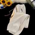 thumbnail image 1 of Pantalones deportivos cómodos y relajados para hombres y mujeres, pantalones de chándal de cintura elástica con cordón, opciones multicolores, 1 of 5