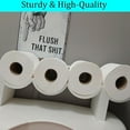 thumbnail image 4 of Toilet Paper Holder Shelf, Funny Toilet Paper Holder Poop , Functional and Fun  Shelf, Unique 3D Printed Bathroom Wall Decor Art, Functional Space Saving Wall Decor, 4 of 7