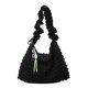 thumbnail image 1 of Burbuja Satchel Bag Candy Colors Knitted Bag Nylon Color Sólido Bolsa (Gris) Tmvgtek Para Estrenar, 1 of 5