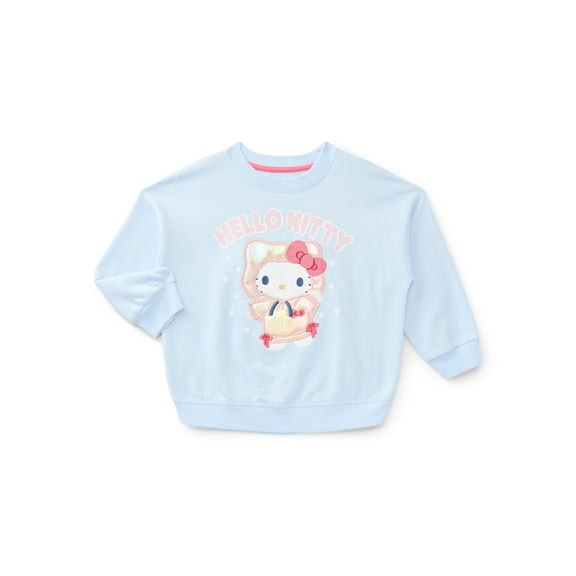 Hello Kitty Toddler Girls Holiday Graphic Sweatshirt, Sizes 12M-5T
