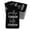 Black, variant on Inkdotpot Silver Foil Paper Hang Tags Good Bye Tension Hello Pension Retirement Favor Tags 100 Pieces