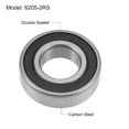 thumbnail image 2 of 6205-2RS Deep Groove Ball Bearings Z2 25mmx52mmx15mm Double Shielded Carbon Steel, 2 of 4