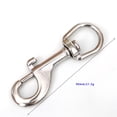 thumbnail image 1 of Scuba Diving Stainless Steel Hook Dual End Bolt Quick Carabiner Swivel Buckle 90mm, 1 of 10