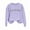Purple, variant on Sweatshirt Women Christian Religious Faith Classic Graphic Crewneck Pullover Long Sleeve Shirts Bible Verse