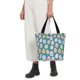 thumbnail image 5 of Fotbe Colorful Easter eggs Bolsa de Playa con Estampado, Bolsa de Hombro, Bolsa de Mano Espaciosa, Bolsa de Viaje Ligera, Bolsa de Compras Versátil, 5 of 6
