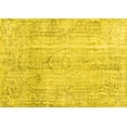 thumbnail image 1 of Ahgly Company Machine Washable Indoor Rectangle Persian Yellow Traditional Area Rugs, 7' x 9', 1 of 4