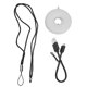thumbnail image 1 of Purificador de aire portátil con collar, mini purificador de aire con carga USB, color blanco, 1 of 14