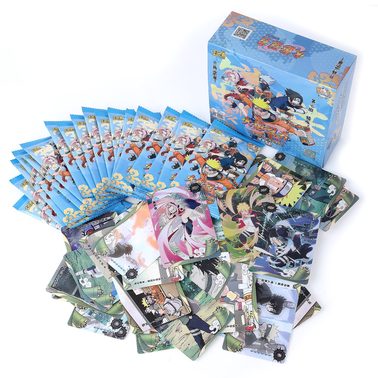 A Box of Naruto Trading Cards Seven Bullet Collector's Cards - 30